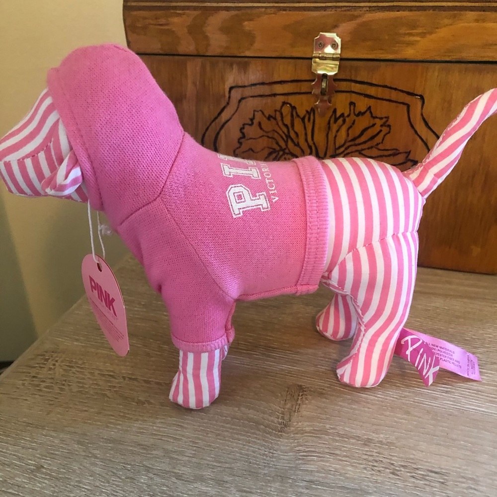 VS pink dog